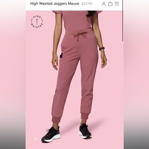 High waisted Jogger scrub pants